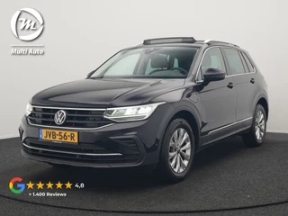 Volkswagen Tiguan 1.4 TSI eHybrid Elegance Plug In Hybrid 245pk Dealer O.H. PHEV | Trekhaak Af Fabriek | Panodak | Adaptive Cruise | Camera | Stuur Verwarmd | Apple Carplay | Keyless | Blis | Navigatie | DAB |