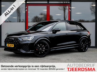Audi RS Q3 TFSI | SONOS Audio | Adaptive Demping | RS Plus Zetels Diamant | Audi Sport exhaust | Adaptieve Cruise Control | Virtual Cockpit | Carbon Interior | Black Optic | Audi Sport Individual Velgen | Rundleder | Alcantara | Camera | Stoelverwarming | Dode Hoek Detectie | Afgevlakt Stuurwiel |