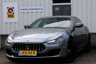 Hoofdafbeelding Maserati Ghibli Maserati Ghibli 2.0 Hybrid 330PK*Incl. BTW*Perfect Maserati Onderh.*1ste Eig!*Apple Carplay-Android/Leder/Memorie/Stoelverw./Keyless Entry+Go/DAB/Parkeersens.V+A/19 inch LM*
