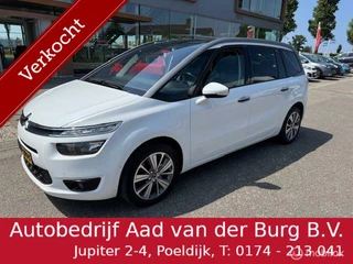C4 Grand Picasso 1.6 Turbo165 pk 7 personen Business Navigatie , Camera , Trekhaak 1.500 trekgewicht  , Panorama dak , Climate & Cruise controle , Verwarmde voorstoelen , Keyless ,  Priveglas , Onderhouden door Citroen dealerr