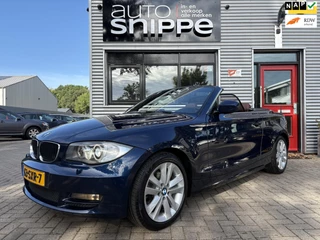 BMW 1-serie Cabrio 125i High Executive -6 CILINDER-AUTOMAAT-GROOT NAVI-SPORTSTOELEN-MEMORY-XENON-ORIGINEEL NEDERLANDS!-122.047 KMS