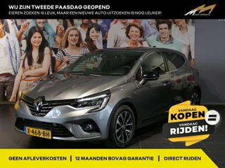 Renault Clio 1.0 TCe 90 Techno - Occasion Lease vanaf €414 p/m - Dealer onderhouden! - Dodehoek - Grootlichtassistent - Allseasons