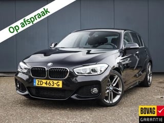 BMW 1 Serie 118i M SPORT, High Executive (136 PK) 1e-Eig, BMW-Dealer-Onderh, 12-Mnd-BOVAG, NL-Auto, Leer, Navigatie, Sportstoelen-Leer, Stoelverwarming, Parkeersensoren-V+A, Cruise-Control, Licht-Zicht-Pakket, Alarm-Klasse3, Privacy-Glas