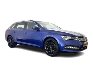 Škoda Superb Combi 1.4 TSI iV Sportline Business (Plug-in) {SOH-93%} (INCL-BTW) *LEATHER-ALCANTARA | FULL-LED | BLINDSPOT | MEMORY-PACK | TOPVIEW | ADAPTIVE-CRUISE | HEATED-COMFORTSEATS | KEYLESS | DIGI-COCKPIT | NAVI-FULLMAP | ECC | PDC | 19''ALU*