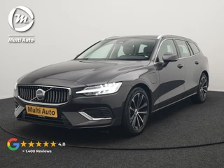 Volvo V60 T6 AWD Core Bright LONG RANGE Plug In Hybrid 350pk Dealer O.H. PHEV | Camera | Lederen Sportstoelen & Stuur Verwarmd | Google Assistent | Apple Carplay | Keyless | Achterbank Verwarmd | Navigatie | DAB | Virtual | 18"L.M |