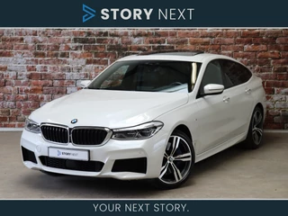 BMW 6 Serie Gran Turismo 640i High Executive M Sport Pakket Automaat / Panoramadak / Trekhaak / Exklusivleder 'Nappa' / Driving Assistant Plus / Harman Kardon / Soft Close / Comfortstoelen / Parking Assistant Plus / Navigatiesysteem Professional / Stoelventilatie / 20 Inch