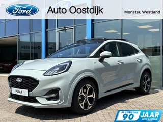 Ford Puma 1.0 EcoBoost Hybrid ST-Line 125PK Automaat NIEUW MODEL!! Panodak Afn. Trekhaak Winterpack MATRIX-LED Elek. Achteklep Adaptieve Cruise SYNC4 Keyless Navi Privacy Glass *Full Options*