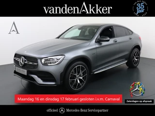 Mercedes-Benz GLC 300e Coupé AMG 4Matic // Burmester / Magno Grijs // 20 inch // Treeplanken // Night pakket