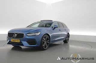 Volvo V90 2.0 T8 AWD R-Design | Pano | Elek. Trekhaak | Memory seats | SOH 77% | Pilot Assist | 20'' | Leder | 360cam