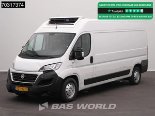 Fiat Ducato 150pk 500KG D'Hollandia Laadklep L3H2 Koelwagen Carrier Xarios 300 Navi Airco Cruise Camera Euro6 L2 Koel Koeler Kühl Kühler Kühlkasten Kühlwagen Ladebordwand Tail Lift Airco Cruise control