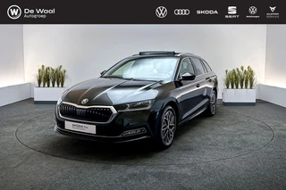 Hoofdafbeelding Škoda Octavia Skoda Octavia Combi 1.4 TSI 204pk DSG iV PHEV Business Edition Plus | SoH 93% | Park Assist, Panoramadak, Matrix LED Koplampen |