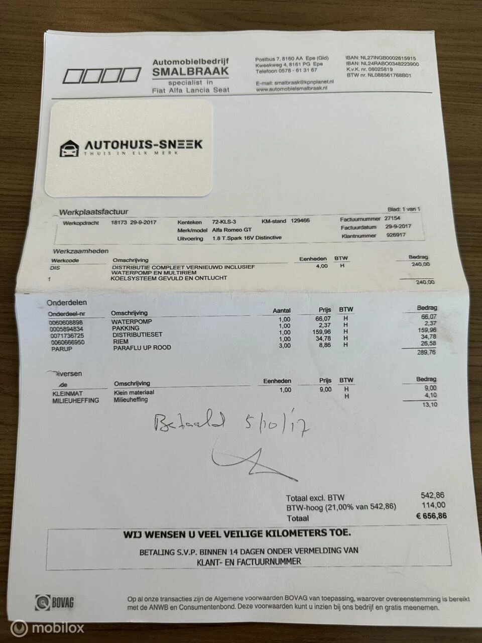 Hoofdafbeelding Alfa Romeo GT