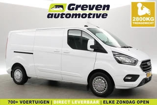 Ford Transit Custom 2.0 TDCI L2H1 | 2800KG Trekgew. | Trekhaak | Airco | Cruise | Carplay | 3 Zits | Stoelverw. | Parkeersens.