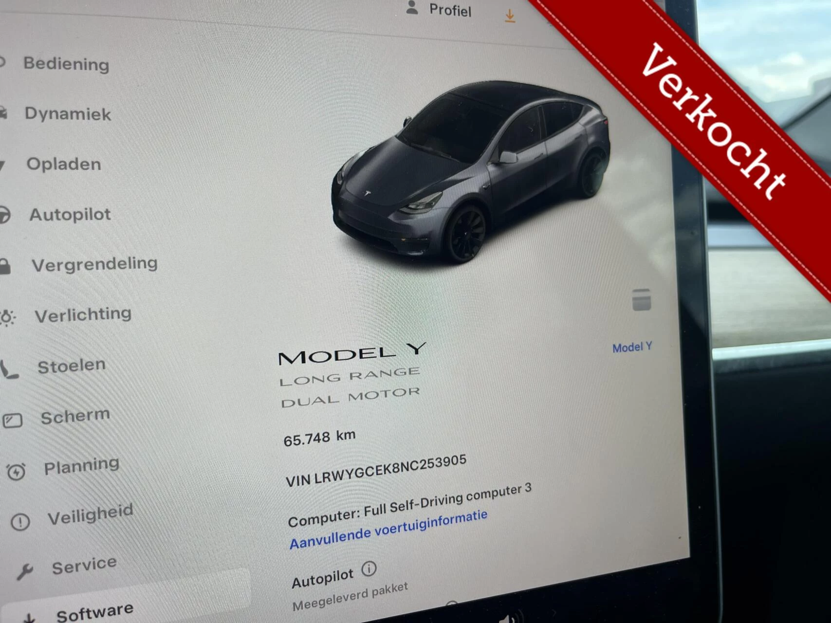 Hoofdafbeelding Tesla Model Y