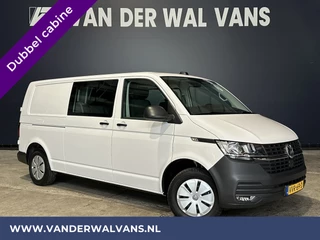 Volkswagen Transporter 2.0 TDI L2H1 Dubbele Cabine Euro6 Airco | 5-Zits | Navigatie | Trekhaak | Apple Carplay Android Auto, Cruisecontrol, Parkeersensoren