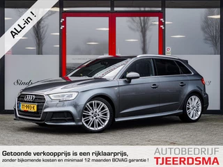 Audi A3 Sportback 1.5 TFSI CoD Sport S Line Edition | Origineel NL | 3x S-Line | 2e Eigenaar | LED Koplampen | Half Leder | Navigatie | Parkeersensoren | Climate Control | Cruise Control || Daytona Grey | Chrome Pakket | NAP |