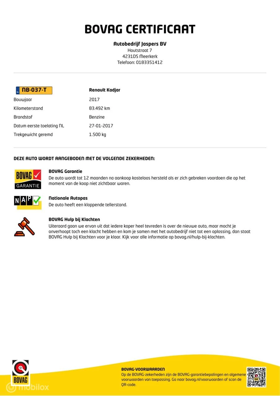 Hoofdafbeelding Renault Kadjar