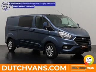Ford Transit Custom 2.0TDCi 170PK Automaat Lang Dubbele Cabine | Navigatie | Camera | 2xSchuifdeur | Trekhaak