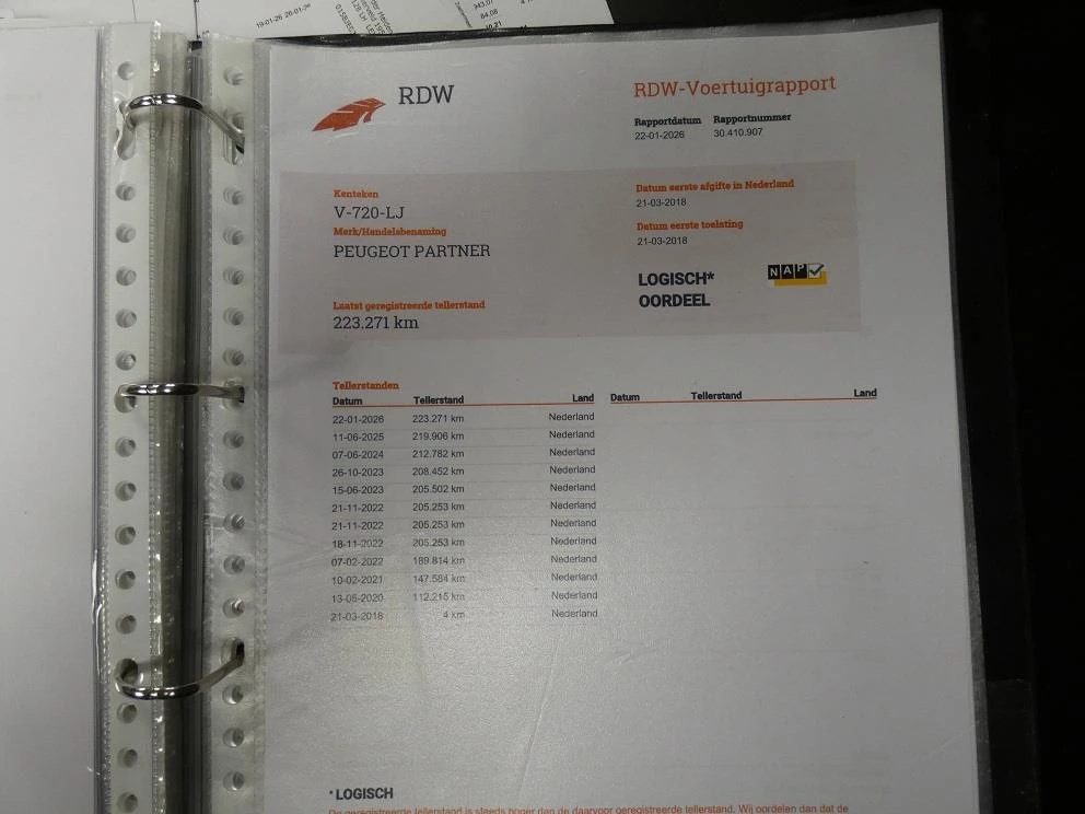 Hoofdafbeelding Peugeot Partner