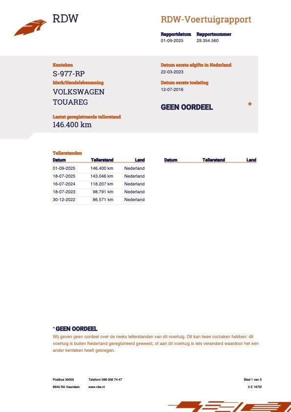 Hoofdafbeelding Volkswagen Touareg