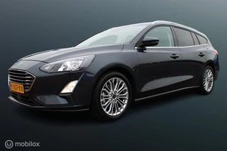 Ford Focus Wagon 1.0 EcoBoost 155 PK Hybrid Titanium X Business, Panoramadak, Stoel-stuurverwarming, Comfortstoel, Donker glas, 17 Inch LMV, Pdc voor + achter + camera
