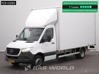 Mercedes Sprinter 514 CDI NL Bakwagen Automaat Dubbellucht Achterdeuren MBUX CarPlay Bakwagen Navi Airco Cruise Camera Euro6 Meubelbak Koffer Airco Cruise control