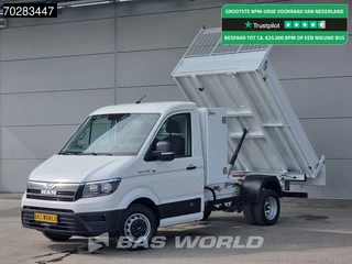 MAN TGE 5.120 Open Laadbak Dubbellucht 3500kg trekhaak Navi Airco Cruise Pritsche Pickup Open Box Airco Cruise control