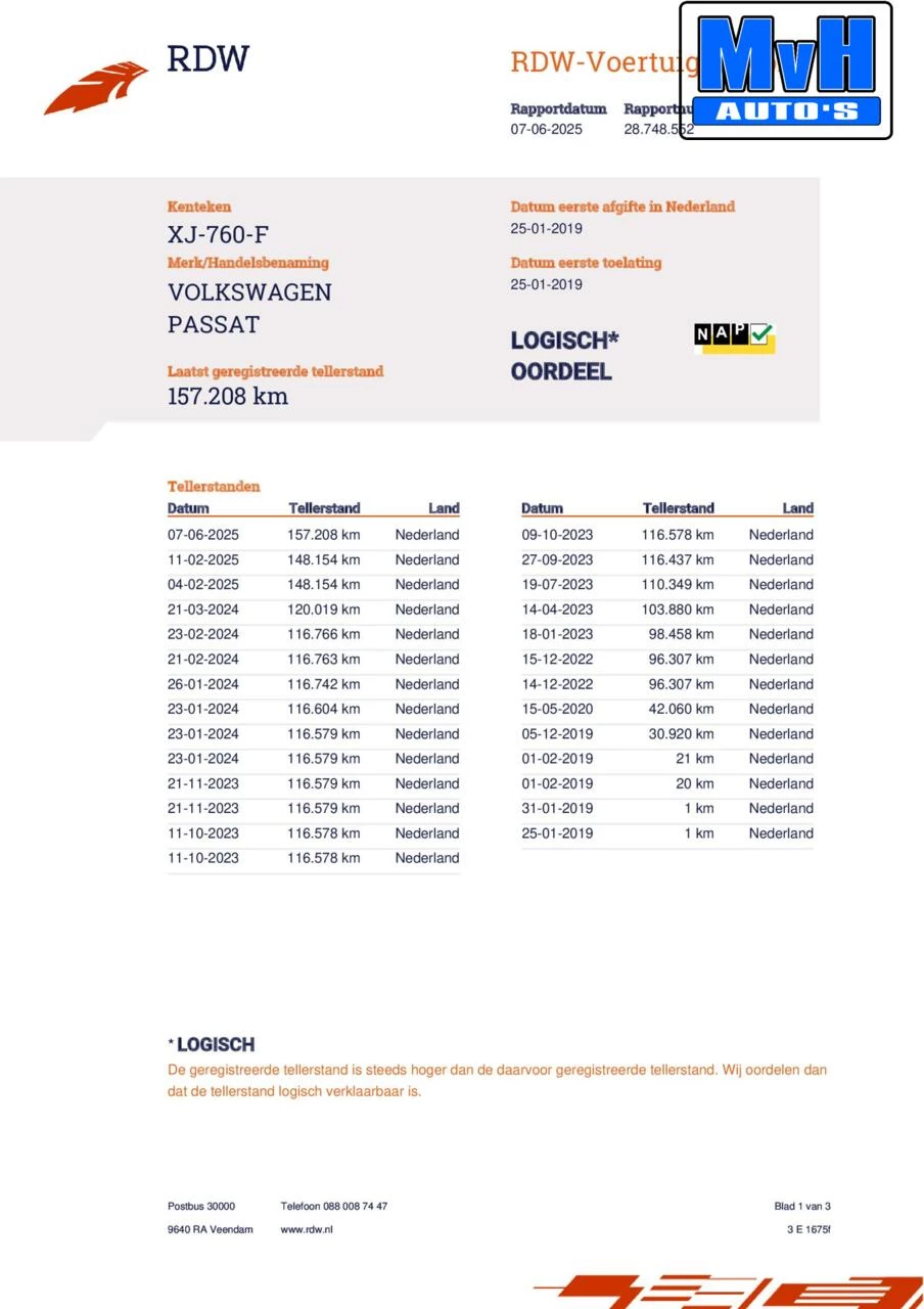 Hoofdafbeelding Volkswagen Passat