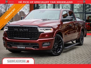 Dodge Ram 1500 LIMITED NIGHT 540PK 706 Nm 2025 | HIGH OUTPUT | XB9 | MASSAGE | BOM VOL | CREW CAB | DUBBELE CABINE | GRIJSKENTEKEN | DE MEEST LUXUEUZE en BEGEERDE Pick-up | VOORRAAD NR 2301 - 7424