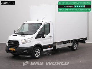 Ford Transit 130pk D'Hollandia Laadklep Zijdeur Bakwagen 360 Camera Airco Cruise Parkeersensoren Euro6 Meubelbak Koffer Airco Cruise control