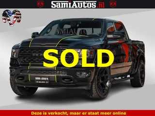 Dodge Ram Pick-Up SPORT | 5.7 V8 4x4 HEMI | PANORAMA DAK | GROOTSCHERM 12 INCH | LPG | Diamond Black Pearl | CREW CAB | DUBBELE CABINE | 5 PERSOONS | DC | VOORRAAD NR 2554 - 6048