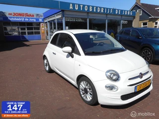 Fiat 500 TwinAir Turbo 80 Popstar Dualogic AUTOMAAT+BLUETOOTH+AIRCO+LM-VELGEN