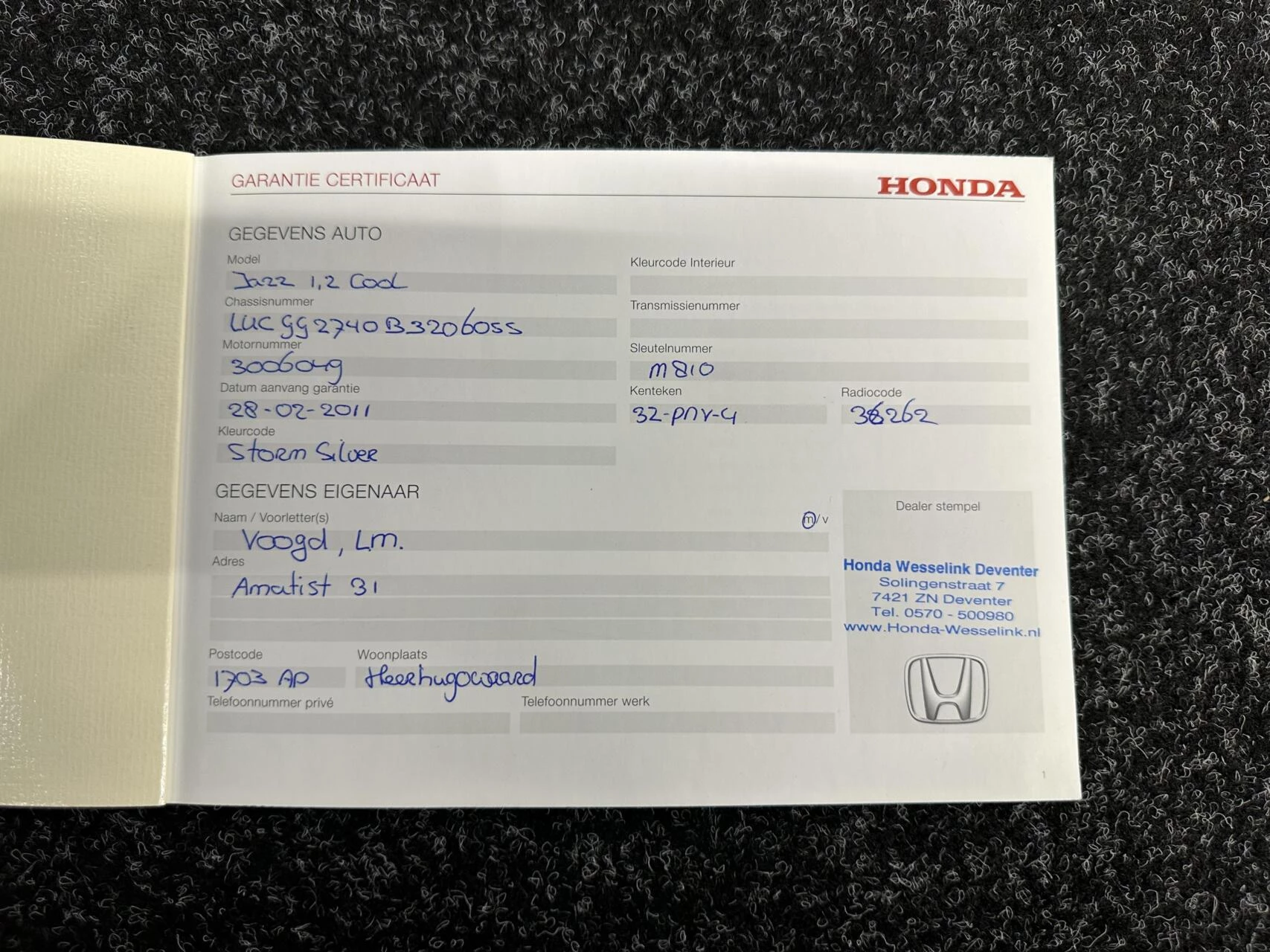 Hoofdafbeelding Honda Jazz