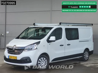 Renault Trafic 120pk L2H1 Dubbel Cabine LED Imperiaal Trekhaak Navi Camera Doka Mixto 4Airco Dubbel cabine Cruise control