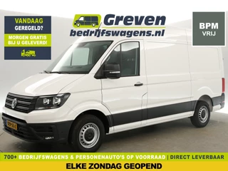 Volkswagen Crafter 30 2.0 TDI L3H3 BPM Vrij | 140PK | 3000KG Trekgew. Airco Cruise Carplay Navi PDC 3 Persoons