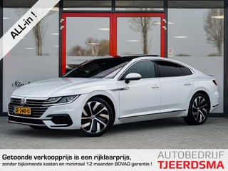 Volkswagen Arteon 1.5 TSI Business R | Origineel NL | 3x R-Line | Stoelverwarming | Schuif/ Kantel Panorama Dak | Camera | Adaptieve Cruise Control | Verwarmd Voorruit | LED Koplampen | Virtual Cockpit | 2e Eigenaar | Lederen Bekleding |
