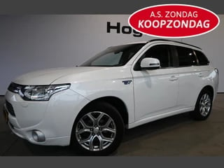 Mitsubishi Outlander 2.0 PHEV Intense + Automaat Ecc Navigatie Trekhaak Rijklaarprijs Inruil Mogelijk!