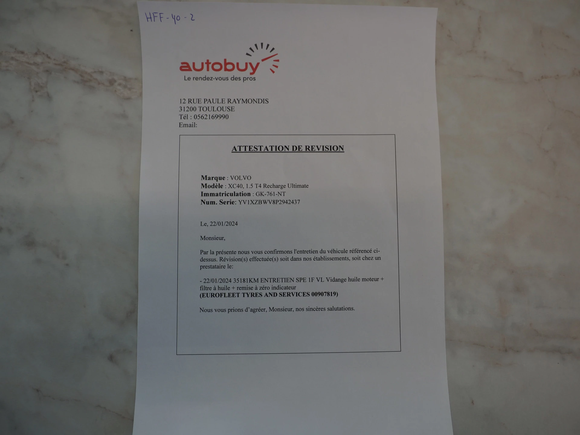 Hoofdafbeelding Volvo XC40