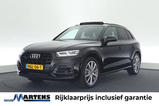 Audi Q5 50 TFSI e 299pk quattro 2x S-Line Black Edition Luchtvering Camera Keyless ACC Panoramadak Virtual Cockpit Navigatie