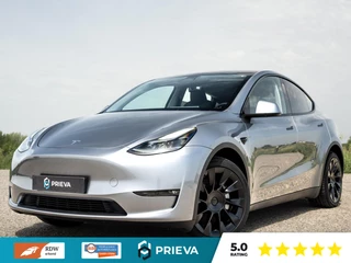 Tesla Model Y Long Range AWD | SoH 90,4 % | 513PK |Dealer Onderhouden | Panoramadak | Trekhaak |