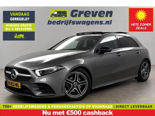 Mercedes-Benz A-Klasse 180 AMG Pano Multibeam LED Sfeerverl. Virtual Burmester Memory Seat Camera Cruise Clima 18"LMV Navi PDC