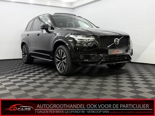 Volvo XC90 2.0 T8 Recharge AWD Ultimate Dark Plug-in Pano, Leder, 360 Camera, Harman/Kardon, Navi, Luchtvering Trekhaak, Elektrische trekhaak, Stoelverwarming