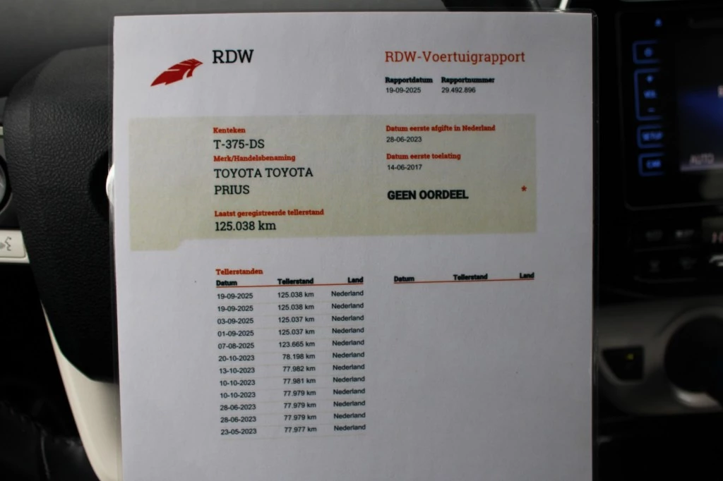 Hoofdafbeelding Toyota Prius