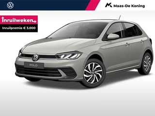 Volkswagen Polo Life Edition 1.0 TSI 95 pk 7 versn. DSG  Achteruitrijcamera · Parkeersensor achter · Velgen 'essex', 15 inch lichtmetaal ·