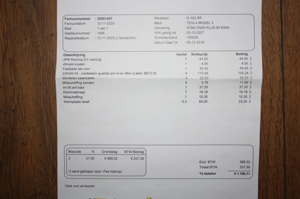 Hoofdafbeelding Tesla Model 3