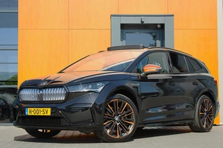 Skoda Enyaq iV 80 Founders Edition Black | Alle opties | Trekhaak