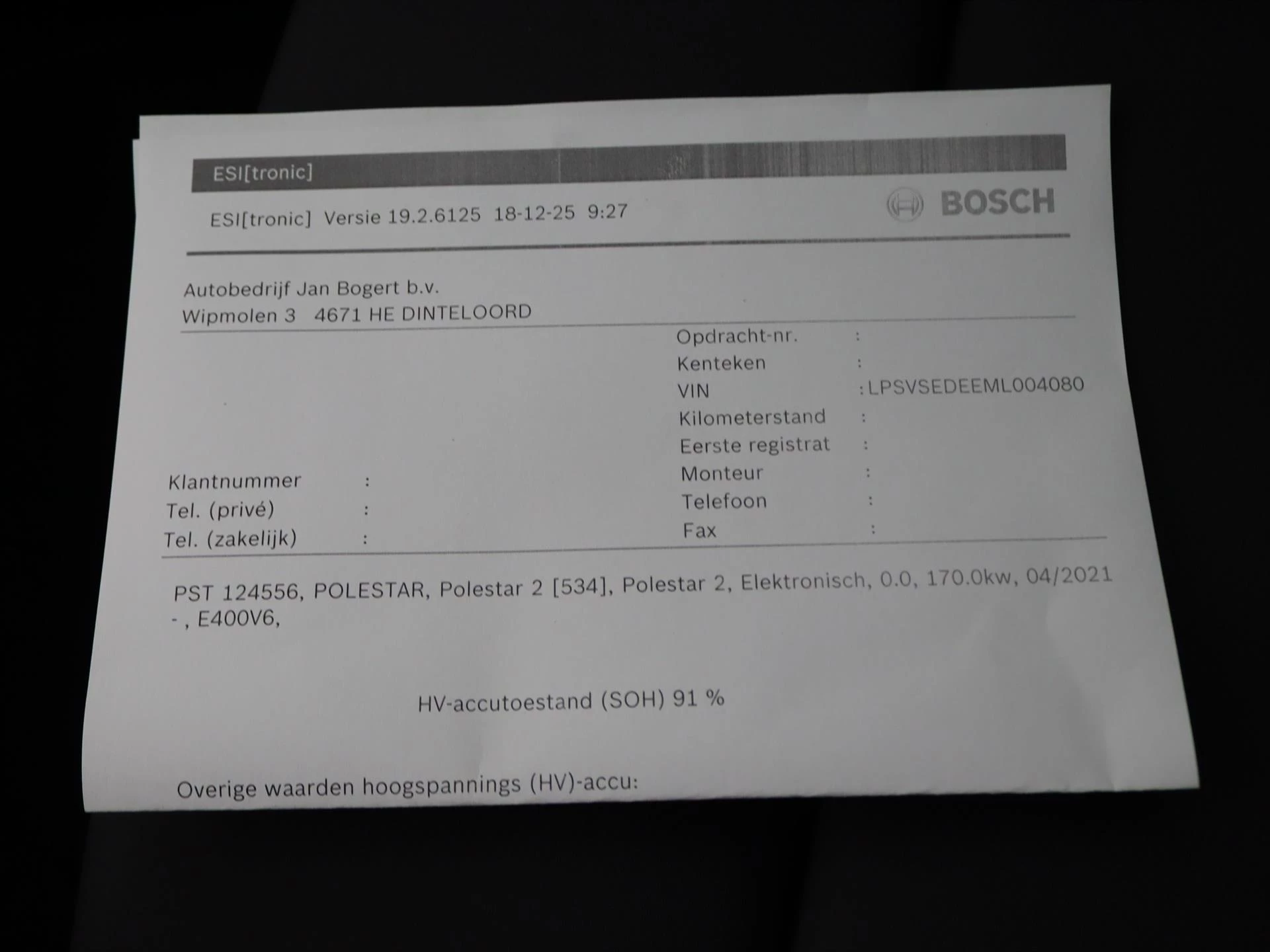 Hoofdafbeelding Polestar 2