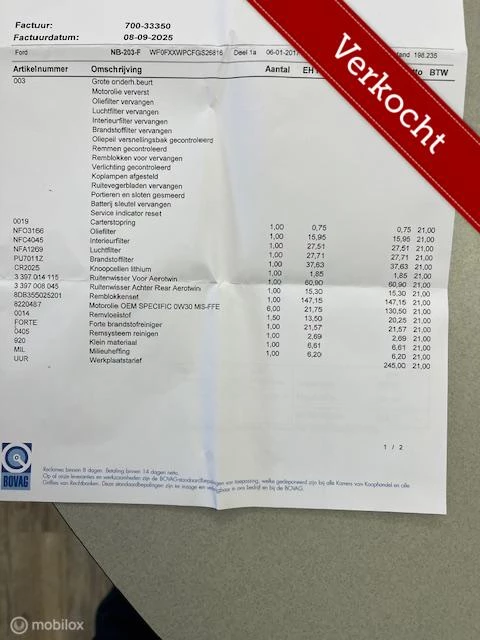 Hoofdafbeelding Ford Mondeo