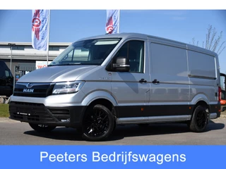 MAN TGE 35 2.0 L3H2 PB Edition Cruise, Camera, Carplay, LED, 177pk, Automaat, Sensoren, 2 x Schuifdeur, Stoelverwarming, Uniek!