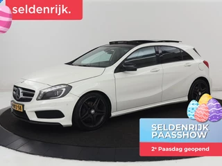 Mercedes-Benz A-klasse 180 AMG | Panoramadak | Leder | Stoelverwarming |  Park Assist | Navigatie | Cruise control | Sportstoelen | Bi-Xenon | AMG Exclusiefpakket | Origineel NL